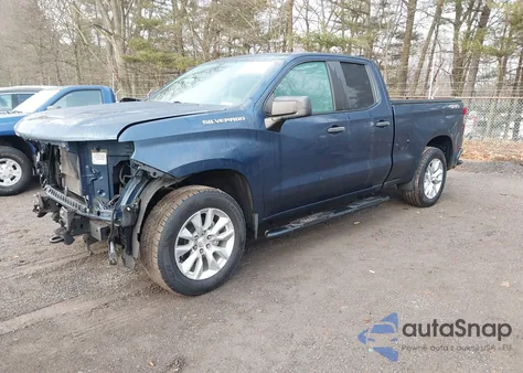 2019 Chevrolet Silverado 1500 Custom z USA, uszkodzony, nr VIN 1GCRYBEH3KZ387653